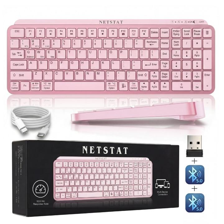 Tastatură NETSTAT One, Roz